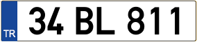 Truck License Plate